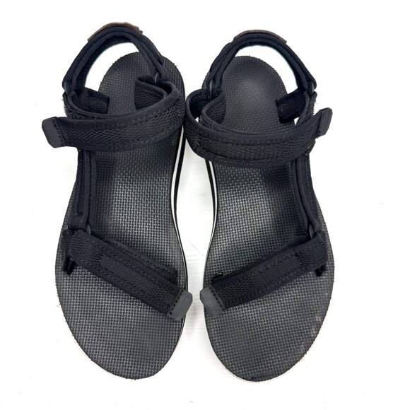 Teva Platform Flatform Universal Strappy Casual Sandals Womens US 10 EU 41 Black - Picture 6 of 8